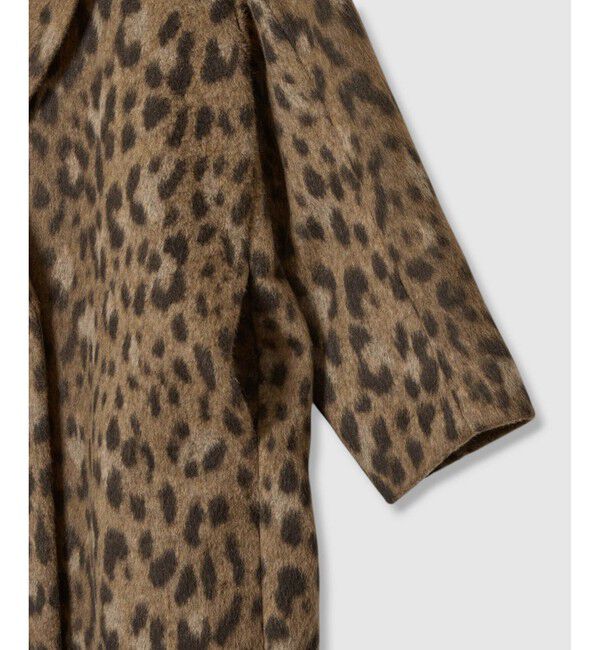 allureville「MILIORレオパードコート」|ダッフルコート|