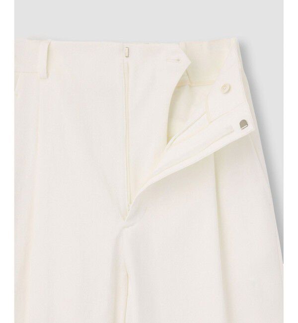 allureville「シェルタリングタックワイドパンツ」|チノ|