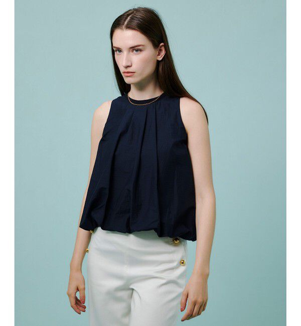 allureville「ライトタフタコンビバルーンプルオーバー」|Tシャツ・カットソー|