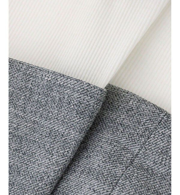 allureville「コンパクトツイルカットコンビワンピース」|ワンピース|