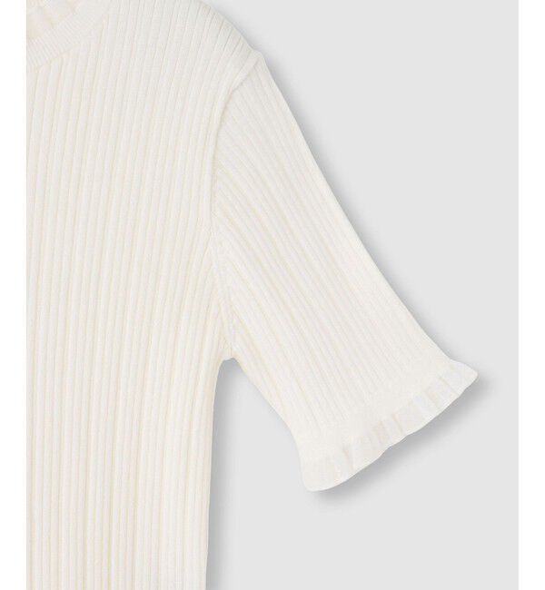 LOULOU WILLOUGHBY「【LOULOU WILLOUGHBY】ハーフチューブラーリブニット」|ニット・セーター|