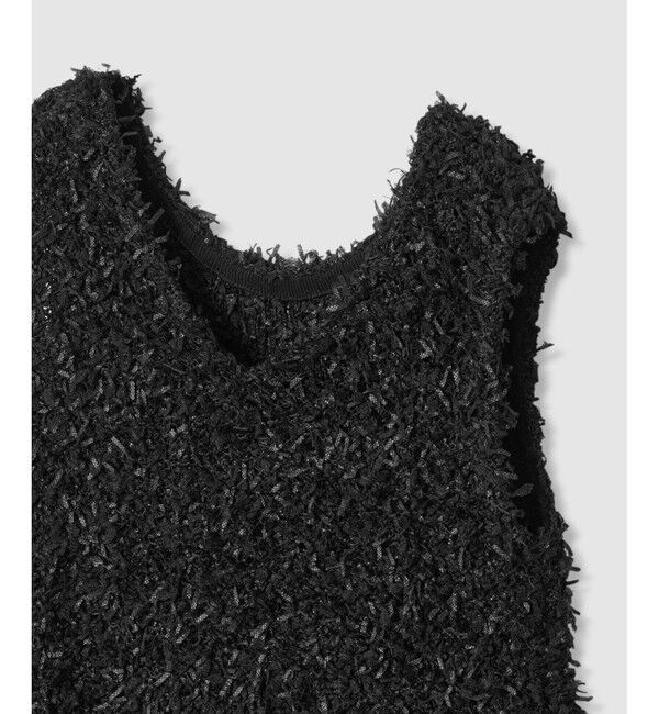 LOULOU WILLOUGHBY「【LOULOU WILLOUGHBY】リボンシャギープルオーバー」|ニット・セーター|