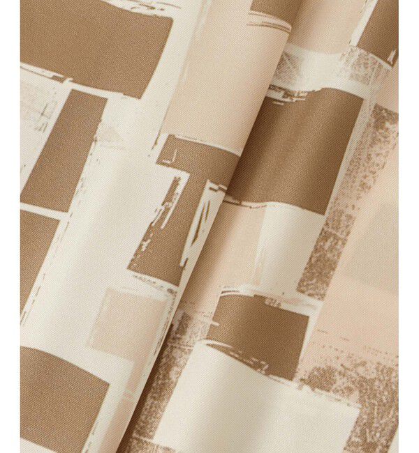 allureville「LISAジオメトリックプリントノースリブラウス」|シャツ・ブラウス|