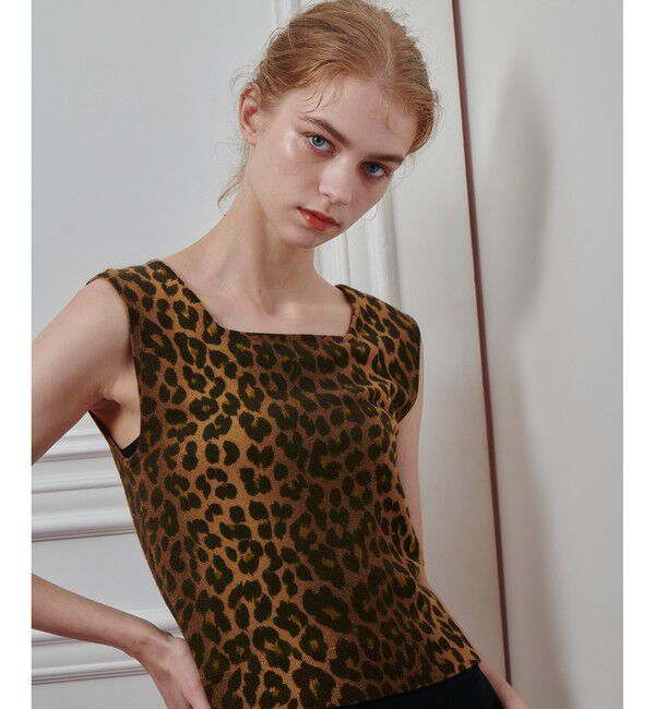 LOULOU WILLOUGHBY「【LOULOU WILLOUGHBY】メリノウールプルオーバー」|ニット・セーター|ブラウン系