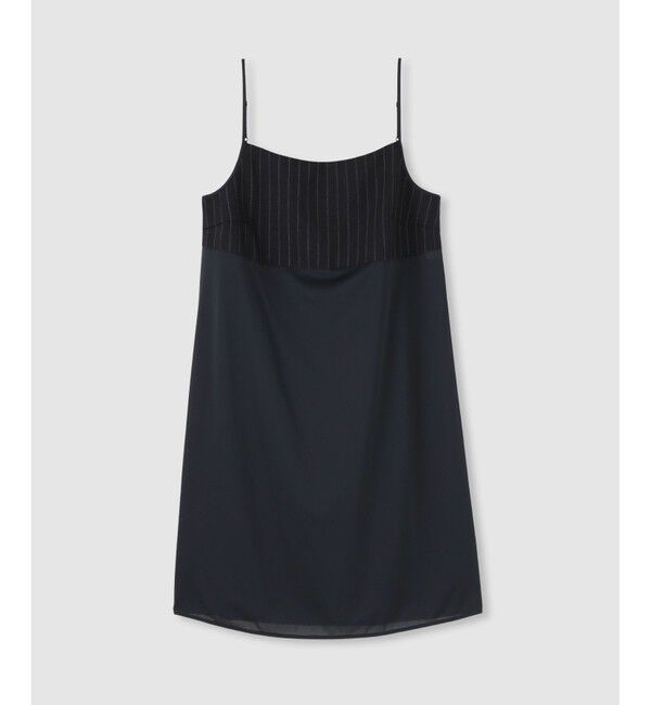 LOULOU WILLOUGHBY「【LOULOU WILLOUGHBY】Ｗ先染めセーラーカラーワンピース」|ワンピース|