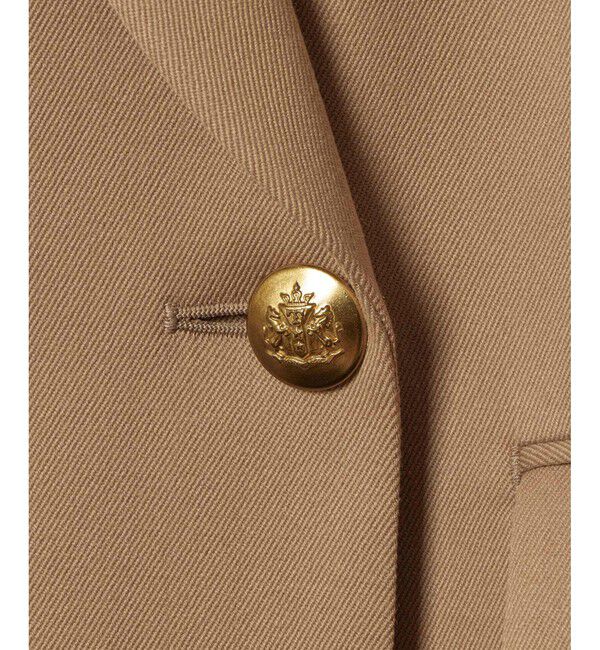 LOULOU WILLOUGHBY「【LOULOU WILLOUGHBY】ウール混チノダブルジャケット」|テーラードジャケット|