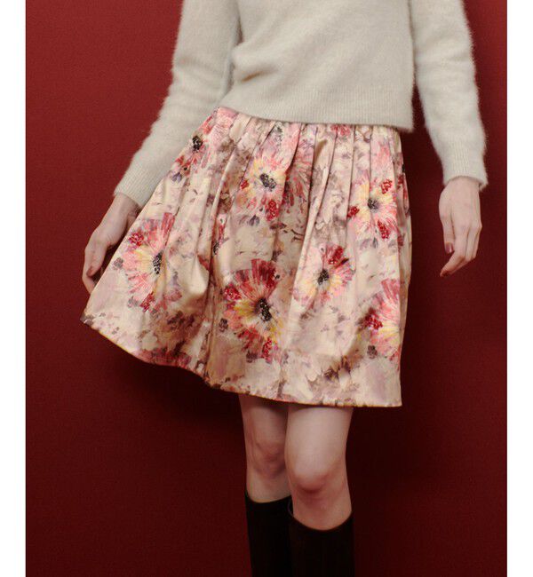 LOULOU WILLOUGHBY「【LOULOU WILLOUGHBY】ＢＨＡＲＡＴ　ＳＩＬＫミニスカート」|スカート|