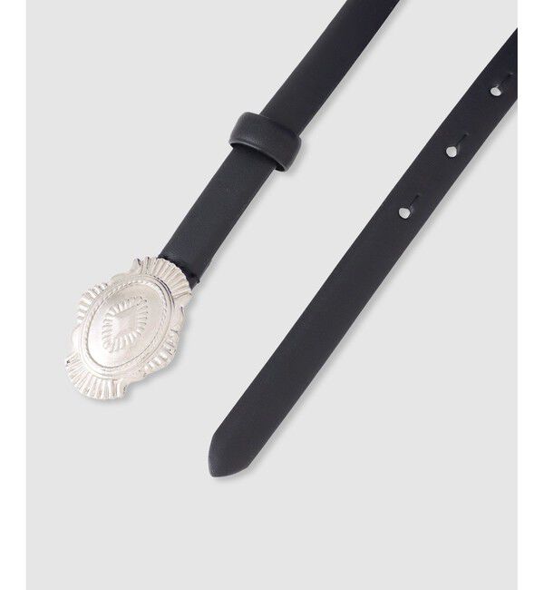 allureville「コンチョバックルナローベルト」|ベルト|