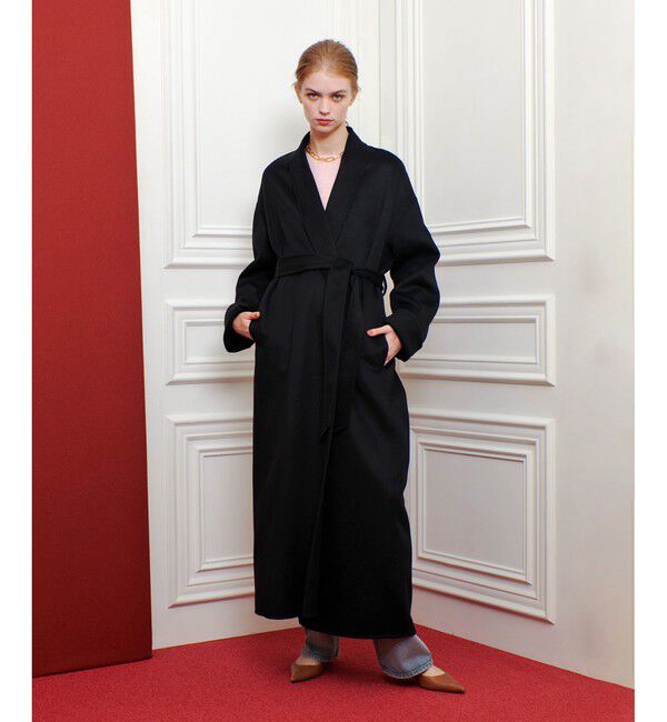 LOULOU WILLOUGHBY「【LOULOU WILLOUGHBY】MTRカシミヤロングコート」|ダッフルコート|