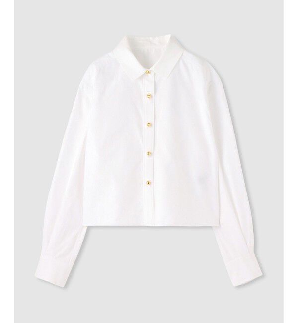 LOULOU WILLOUGHBY「【LOULOU WILLOUGHBY】クレリックシャツ」|シャツ・ブラウス|ホワイト