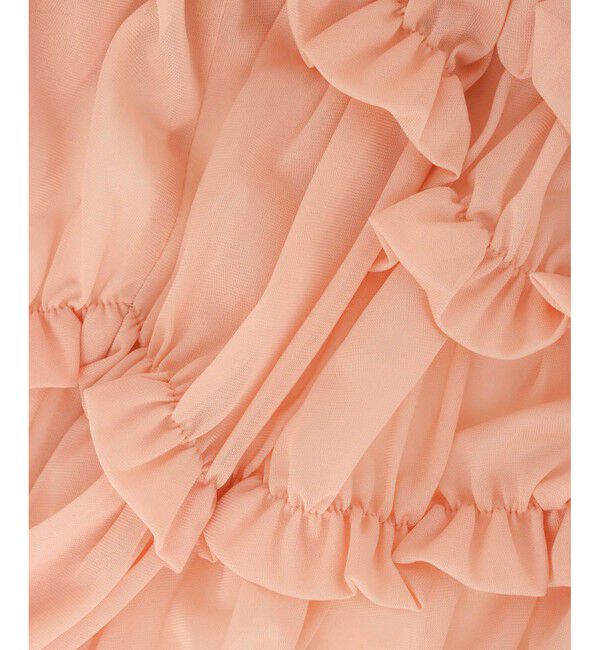 LOULOU WILLOUGHBY「【LOULOU WILLOUGHBY】オーガンジートリコットギャザープルオーバー」|Tシャツ・カットソー|