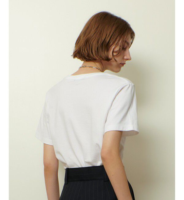 allureville「クラッキング箔ロゴT」|Tシャツ・カットソー|