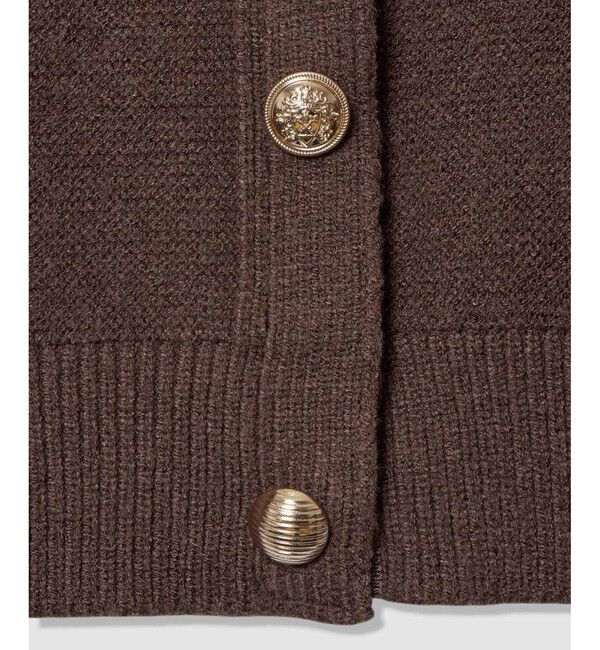 allureville「ラビットカフクレイジー釦2WAYプルオーバー」|ニット・セーター|