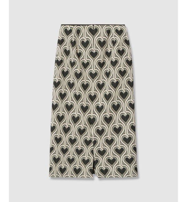 LOULOU WILLOUGHBY「【LOULOU WILLOUGHBY】NEONハートJQタイトスカート」|タイト|