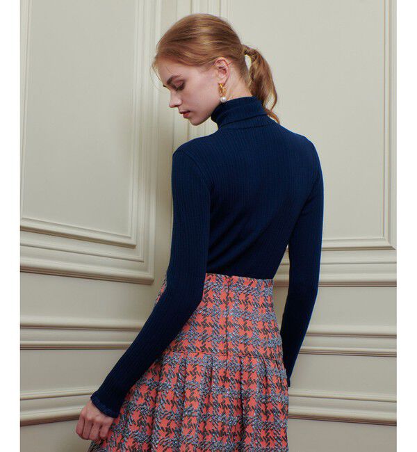 LOULOU WILLOUGHBY「【LOULOU WILLOUGHBY】ハーフチューブラータートルプルオーバー」|ニット・セーター|