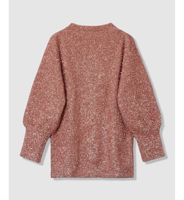 LOULOU WILLOUGHBY「【LOULOU WILLOUGHBY】フィルムラメミドルカーディガン」|カーディガン|