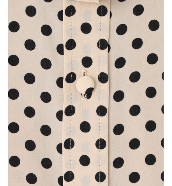 LOULOU WILLOUGHBY「◇【LOULOU WILLOUGHBY】デシンドットフリルボウタイブラウス」|シャツ・ブラウス|