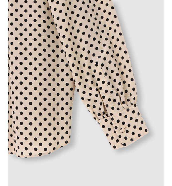 LOULOU WILLOUGHBY「◇【LOULOU WILLOUGHBY】デシンドットフリルボウタイブラウス」|シャツ・ブラウス|