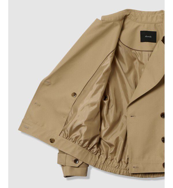 allureville「T/Cトレンチブルゾン」|ブルゾン・スタジャン|