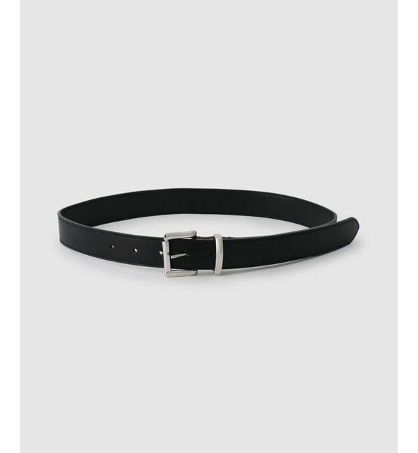 allureville「◇ローラーバックルレザーベルト」|ベルト|ブラック