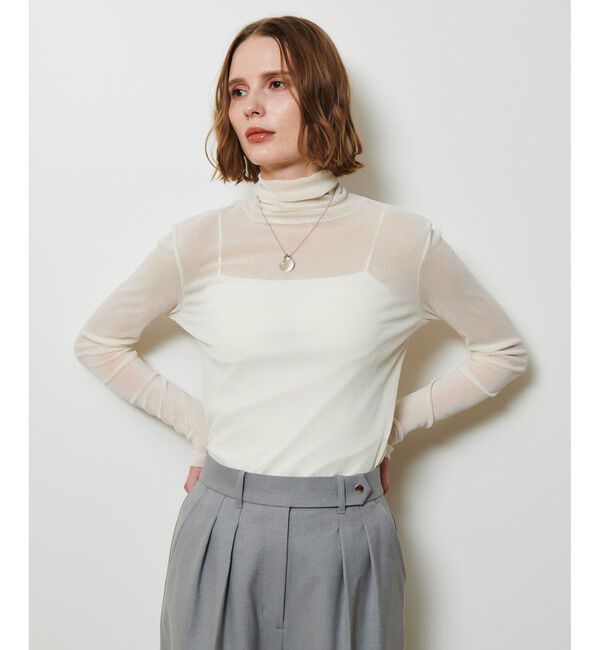 allureville「フロッキーチュールタートル」|Tシャツ・カットソー|