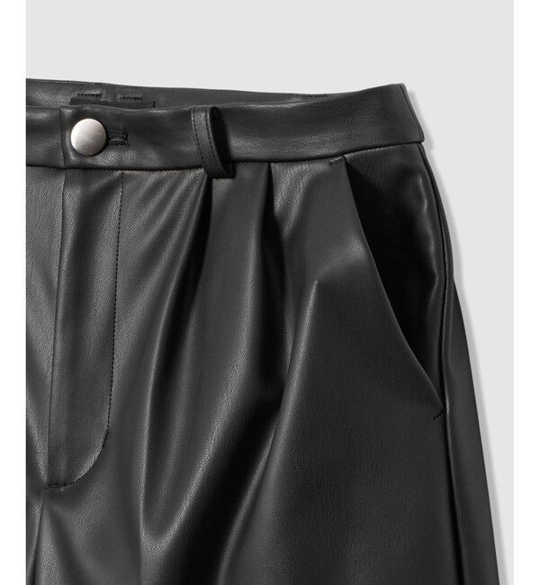 allureville「フェイクレザーバミューダパンツ」|その他|