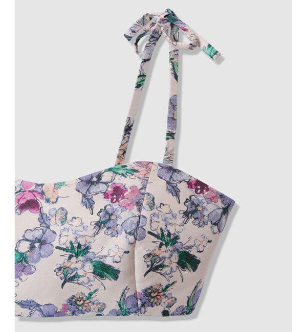 LOULOU WILLOUGHBY「【LOULOU WILLOUGHBY】LIMONTAフラワージャガードビスチェ」|シャツ・ブラウス|