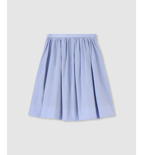 LOULOU WILLOUGHBY「【LOULOU WILLOUGHBY】タフタギャザースカート」|スカート|サックス