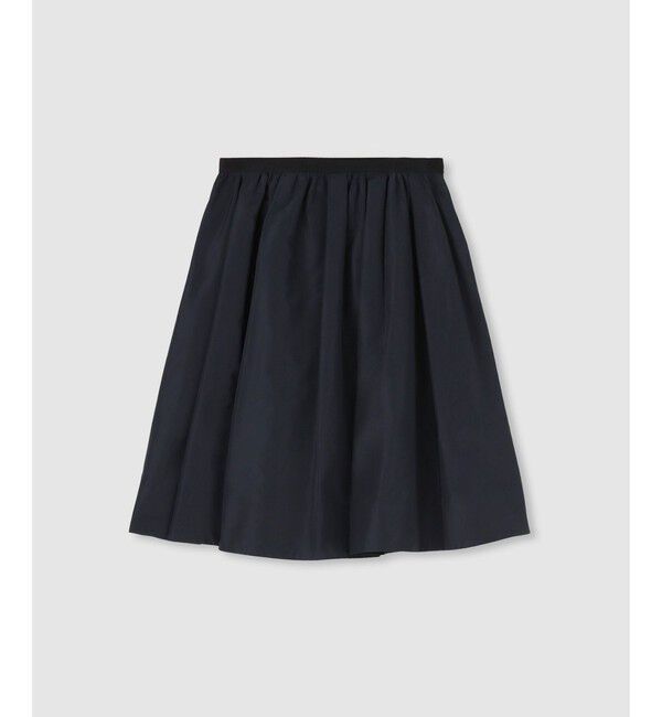 LOULOU WILLOUGHBY「【LOULOU WILLOUGHBY】タフタギャザースカート」|スカート|ネイビー