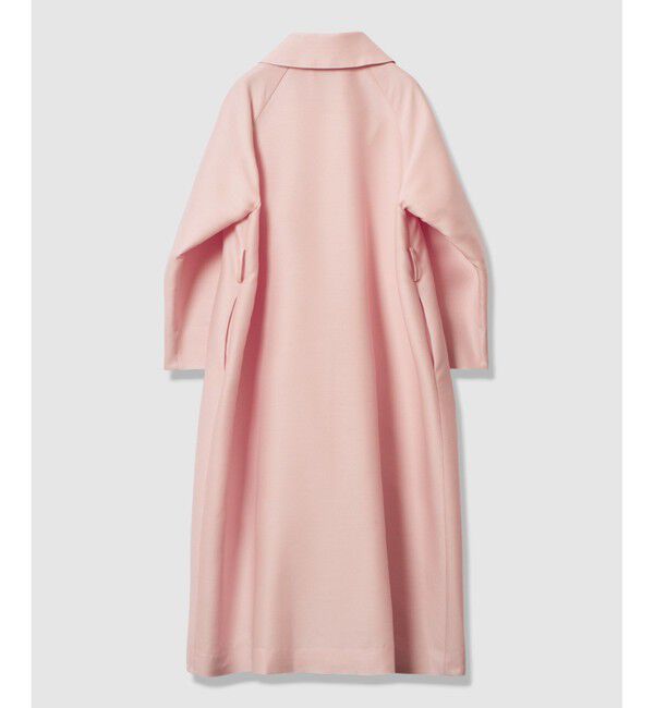 LOULOU WILLOUGHBY「【LOULOU WILLOUGHBY】シルクウールツイルロングコート」|ダッフルコート|