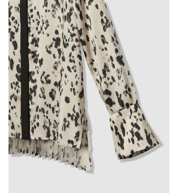 allureville「OFFICINAバックプリーツブラウス」|シャツ・ブラウス|