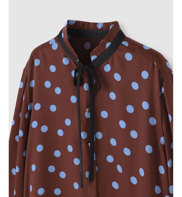 allureville「コインドットナロータイブラウス」|シャツ・ブラウス|