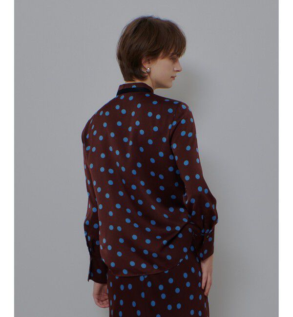 allureville「コインドットナロータイブラウス」|シャツ・ブラウス|