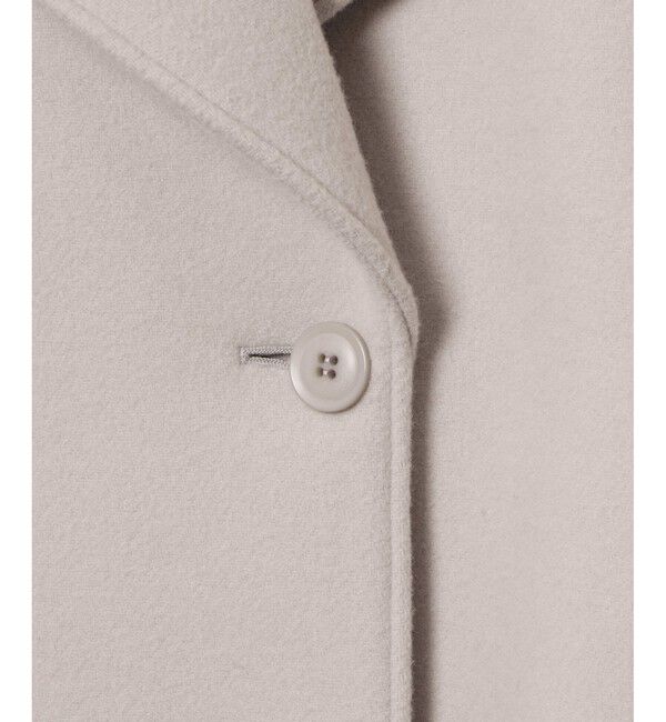 allureville「メルトンコクーンミドルコート」|ダッフルコート|