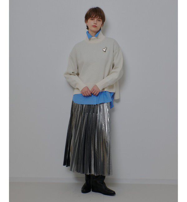 allureville「メリノウールオーバーサイズタートル」|ニット・セーター|