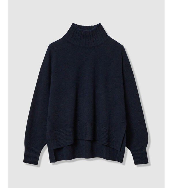 allureville「メリノウールオーバーサイズタートル」|ニット・セーター|