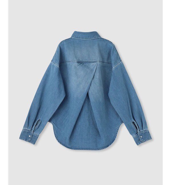 allureville「バックレイヤードデニムシャツ」|シャツ・ブラウス|