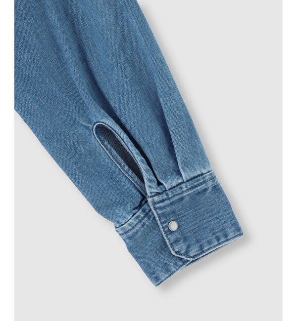 allureville「バックレイヤードデニムシャツ」|シャツ・ブラウス|