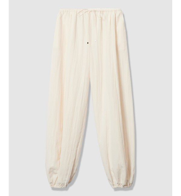 allureville「フィブリルポプリンバルーンパンツ」|チノ|