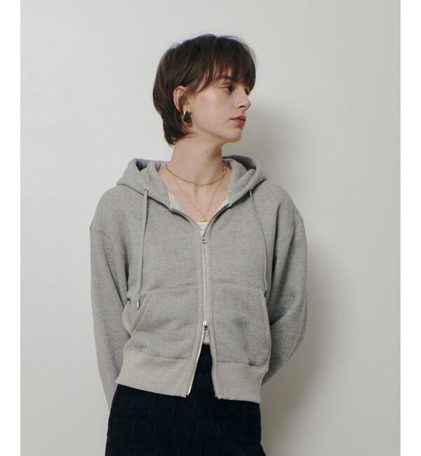 allureville「裏毛ジップアップパーカー」|パーカー|