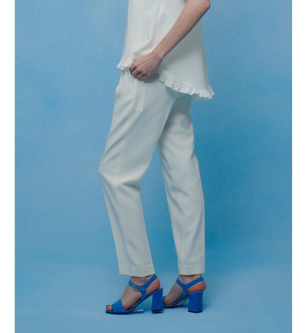 LOULOU WILLOUGHBY「【LOULOU WILLOUGHBY】ハイバックテーパードパンツ」|スラックス|