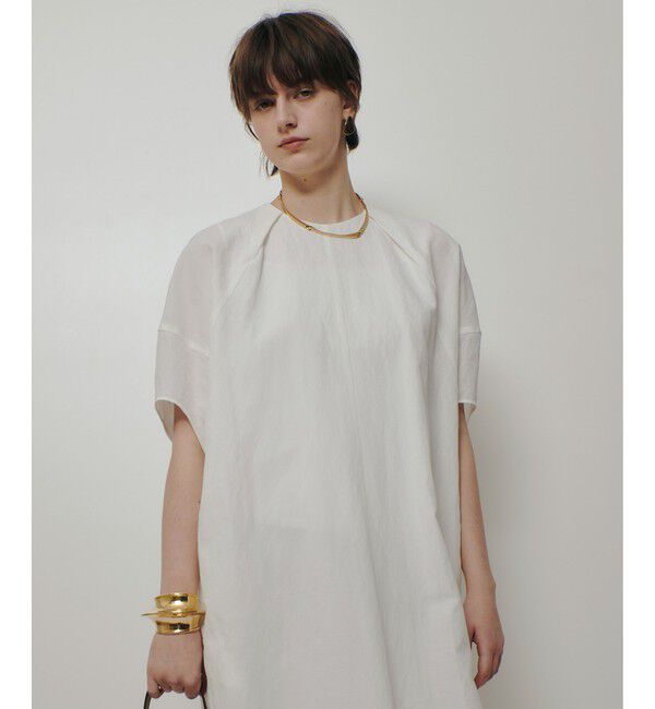 allureville「リネンラミーコクーンワンピース」|ワンピース|