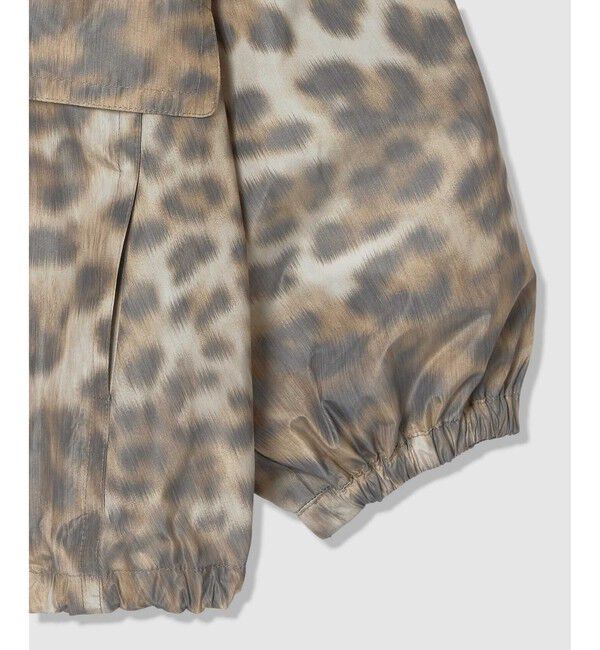 allureville「【ATELIER Line】レオパプリントスタンドカラーブルゾン」|ブルゾン・スタジャン|