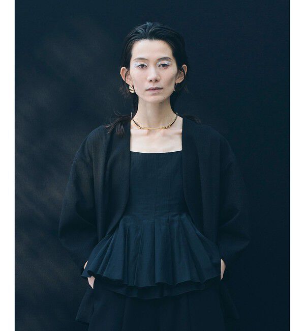 allureville「【ATELIER Line】リライムローンペプラムキャミソール」|キャミソール|