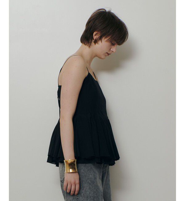 allureville「【ATELIER Line】リライムローンペプラムキャミソール」|キャミソール|