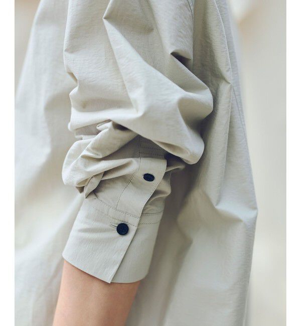 allureville「【ATELIER Line】タイプライターロングシャツ」|シャツ・ブラウス|