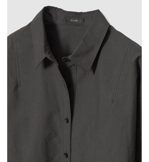 allureville「【ATELIER Line】タイプライターロングシャツ」|シャツ・ブラウス|