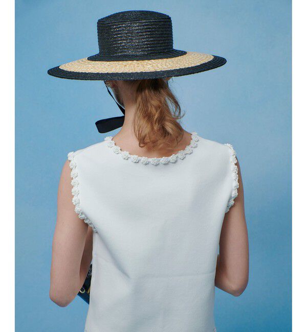 LOULOU WILLOUGHBY「【LOULOU WILLOUGHBY】クロッシェフラワートリミングプルオーバー」|ニット・セーター|