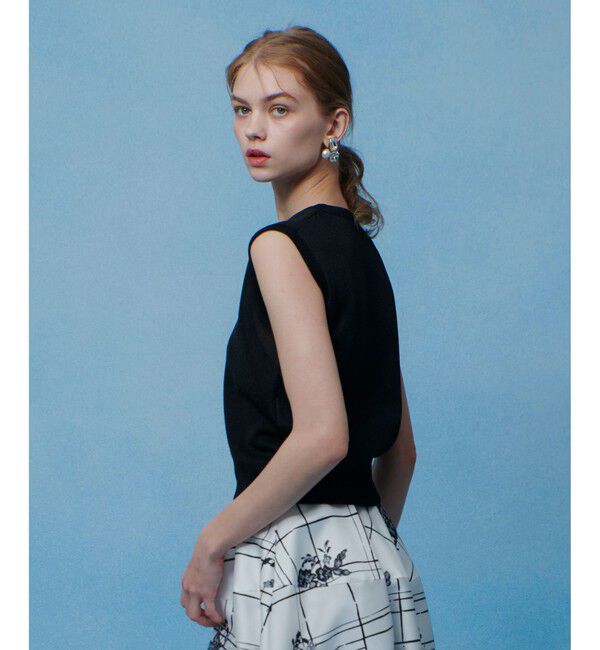 LOULOU WILLOUGHBY「【LOULOU WILLOUGHBY】シアージャガードプルオーバー」|ニット・セーター|