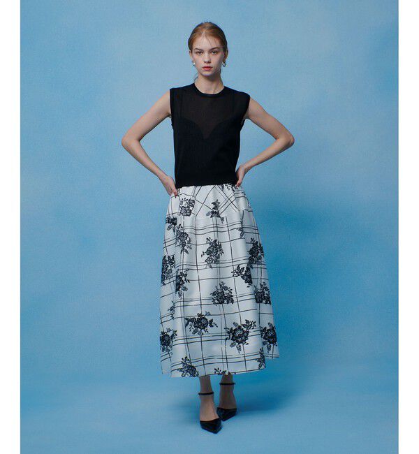 LOULOU WILLOUGHBY「【LOULOU WILLOUGHBY】シアージャガードプルオーバー」|ニット・セーター|